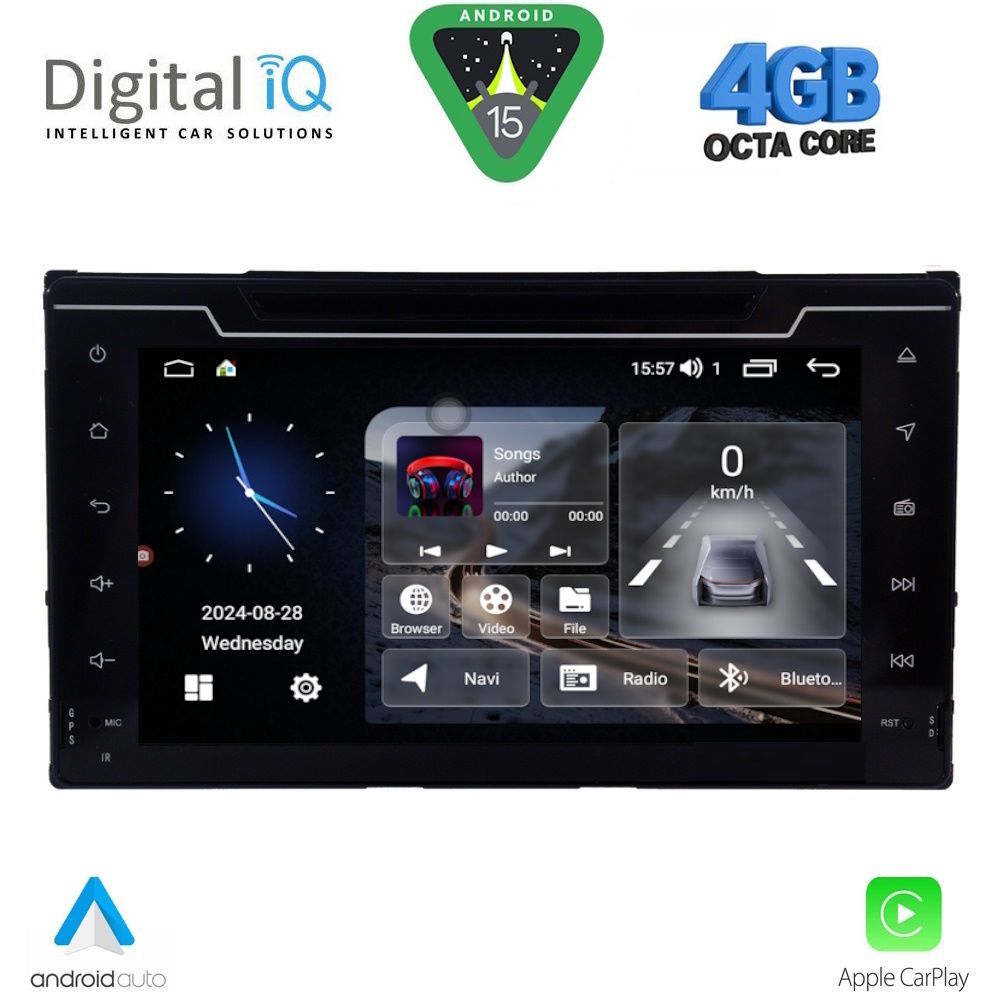 DIGITAL IQ MSG 413_CPA (7" DECK) MULTIMEDIA SYSTEM for TOYOTA AURIS mod. 2015-2021 – AYGO X mod. 2022-2026 – COROLLA mod. 2017-2019 DIGITAL IQ MSG 413_CPA (7" DECK) MULTIMEDIA SYSTEM for TOYOTA AURIS mod. 2015-2021 – AYGO X mod. 2022-2026 – COROLLA mod. 2017-2019