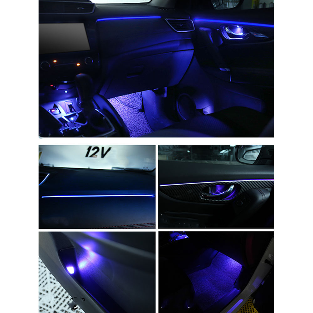 DIQ AMBIENT NISSAN XTRAIL II (CF) (Digital iQ Ambient Light for NISSAN XTRAIL mod. 2014-2021 with 18 Lights) CARBON FIBER DIQ AMBIENT NISSAN XTRAIL II (CF) (Digital iQ Ambient Light for NISSAN XTRAIL mod. 2014-2021 with 18 Lights) CARBON FIBER