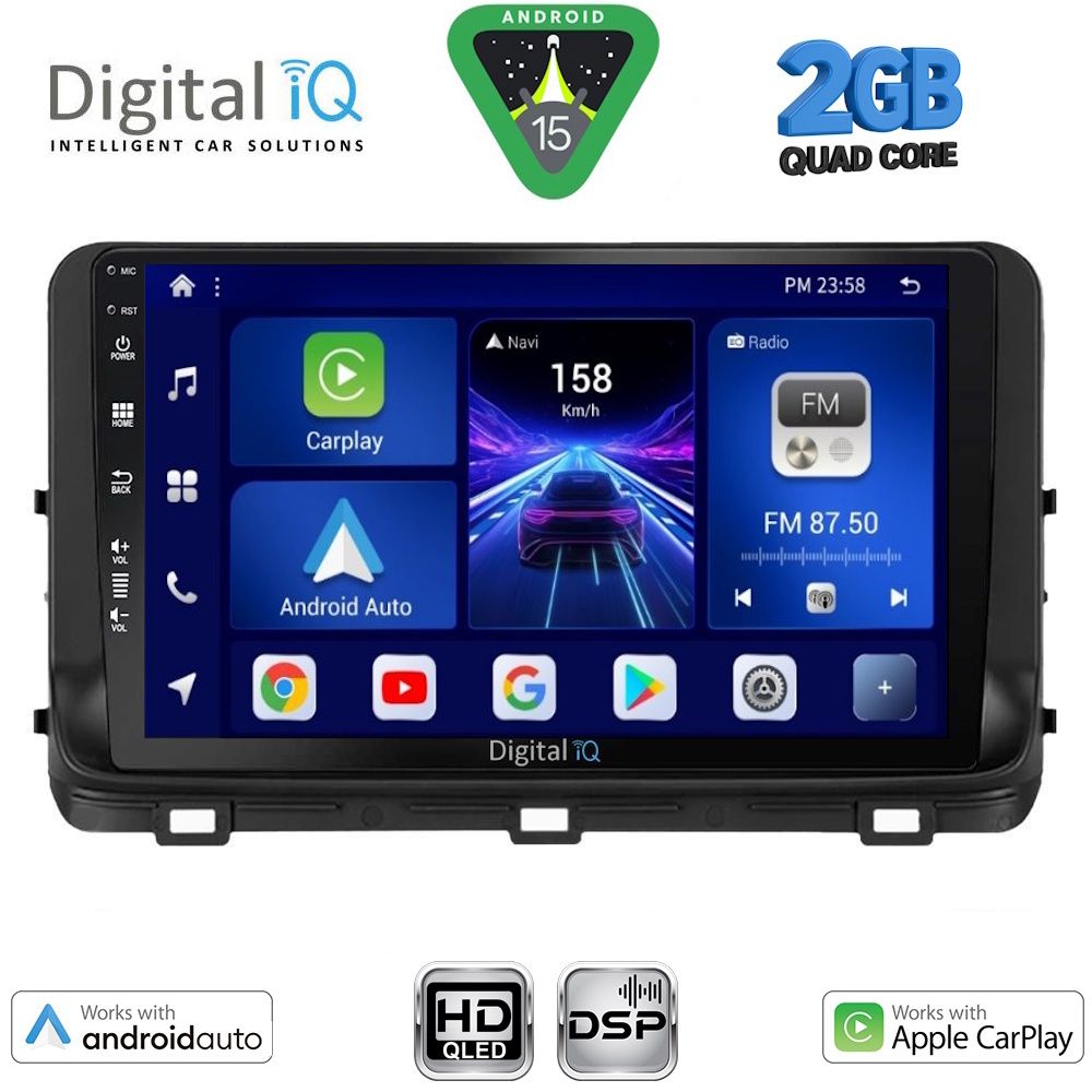 DIGITAL IQ BXC 3303_CPAA (10inc) MULTIMEDIA TABLET for KIA CEED - XCEED mod. 2018-2022 DIGITAL IQ BXC 3303_CPAA (10inc) MULTIMEDIA TABLET for KIA CEED - XCEED mod. 2018-2022