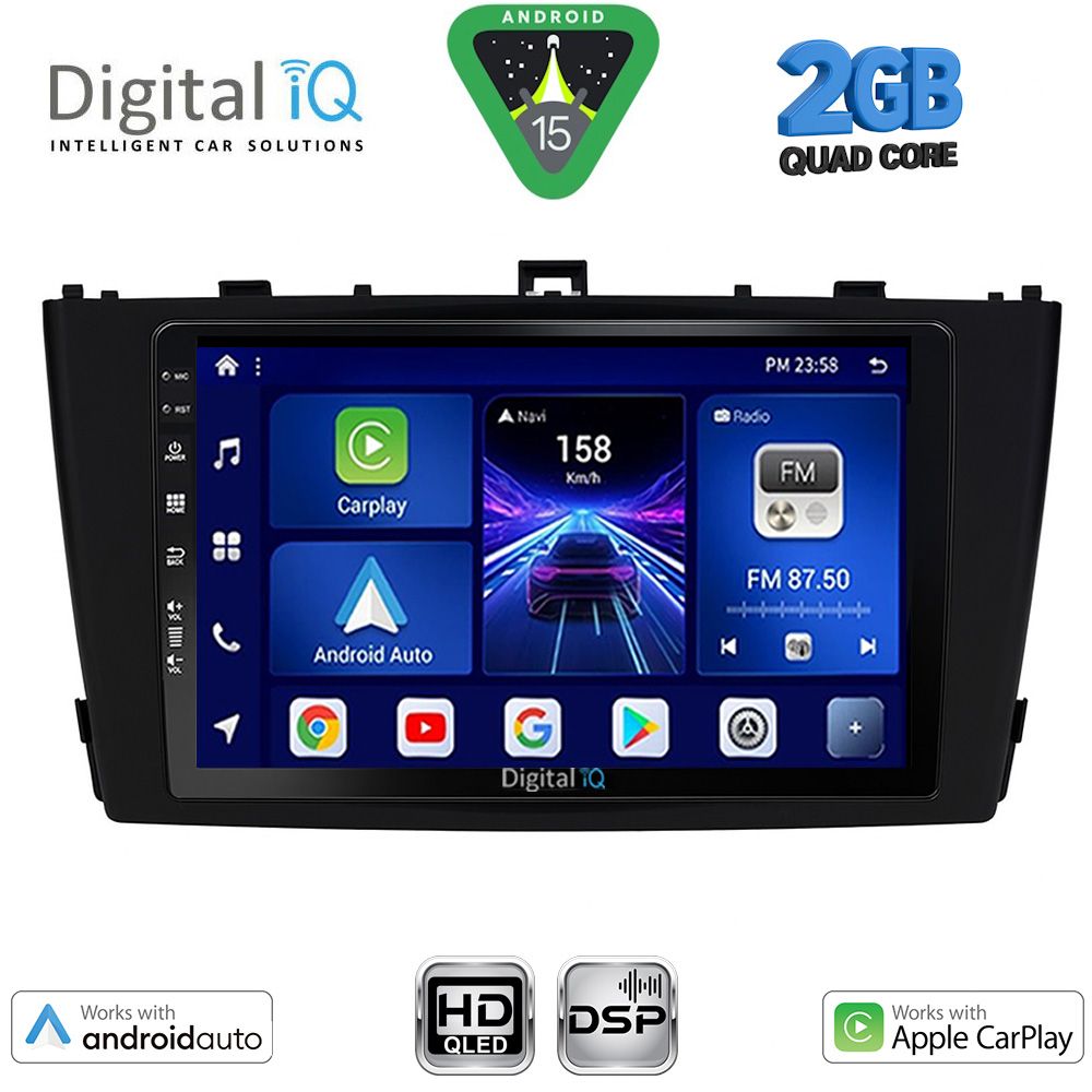 DIGITAL IQ BXC 3705BL_CPAA (9inc) MULTIMEDIA TABLET for TOYOTA AVENSIS (T27) mod. 2009-2015 (BLACK) DIGITAL IQ BXC 3705BL_CPAA (9inc) MULTIMEDIA TABLET for TOYOTA AVENSIS (T27) mod. 2009-2015 (BLACK)
