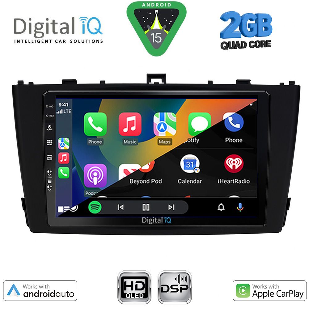 DIGITAL IQ BXC 3705BL_CPAA (9inc) MULTIMEDIA TABLET for TOYOTA AVENSIS (T27) mod. 2009-2015 (BLACK) DIGITAL IQ BXC 3705BL_CPAA (9inc) MULTIMEDIA TABLET for TOYOTA AVENSIS (T27) mod. 2009-2015 (BLACK)
