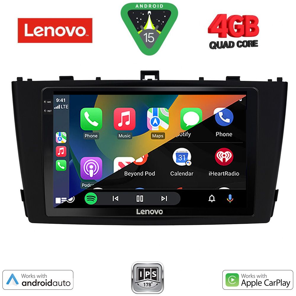 LENOVO LVE 8705BL_CPAA (9inc) MULTIMEDIA TABLET for TOYOTA AVENSIS (T27) mod. 2009-2015 (BLACK) LENOVO LVE 8705BL_CPAA (9inc) MULTIMEDIA TABLET for TOYOTA AVENSIS (T27) mod. 2009-2015 (BLACK)
