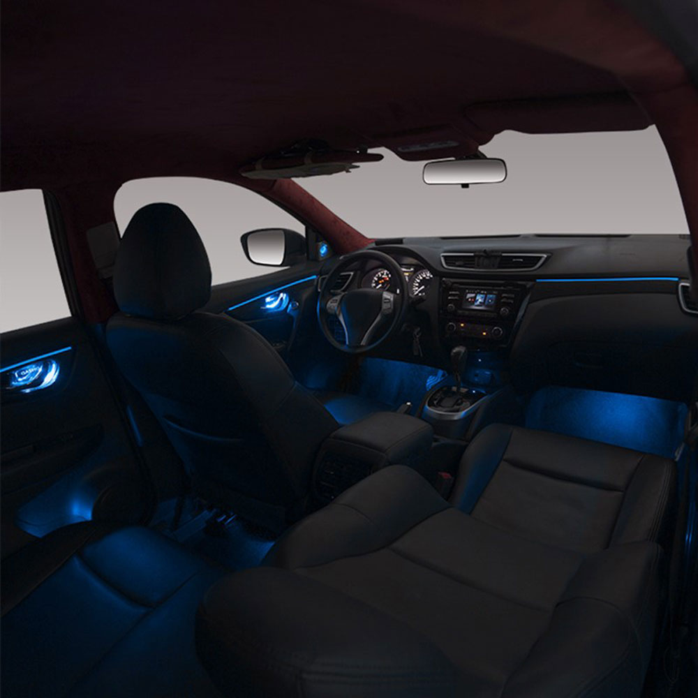 DIQ AMBIENT NISSAN XTRAIL II (PB) (Digital iQ Ambient Light for NISSAN XTRAIL mod. 2014-2021 with 18 Lights) PIANO BLACK DIQ AMBIENT NISSAN XTRAIL II (PB) (Digital iQ Ambient Light for NISSAN XTRAIL mod. 2014-2021 with 18 Lights) PIANO BLACK
