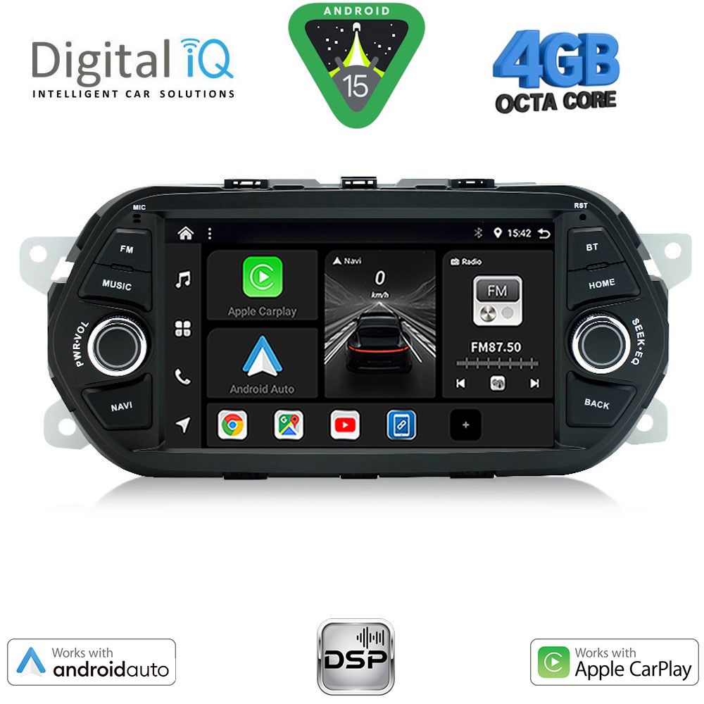 DIGITAL IQ BXF 656_CPAA (7" DECK) MULTIMEDIA SYSTEM for FIAT TIPO mod. 2015-2023 DIGITAL IQ BXF 656_CPAA (7" DECK) MULTIMEDIA SYSTEM for FIAT TIPO mod. 2015-2023