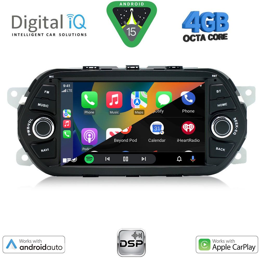 DIGITAL IQ BXF 656_CPAA (7" DECK) MULTIMEDIA SYSTEM for FIAT TIPO mod. 2015-2023 DIGITAL IQ BXF 656_CPAA (7" DECK) MULTIMEDIA SYSTEM for FIAT TIPO mod. 2015-2023