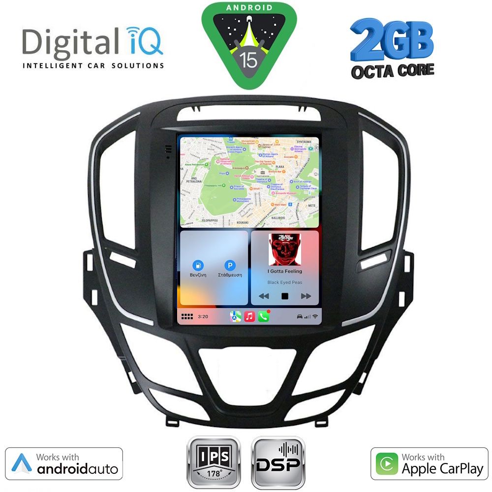 DIGITAL IQ BXF 5915_CPAA TESLA STYLE for OPEL INSIGNIA II 2014-2017 DIGITAL IQ BXF 5915_CPAA TESLA STYLE for OPEL INSIGNIA II 2014-2017