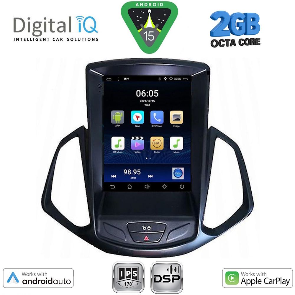 DIGITAL IQ BXF 5966_CPAA TESLA STYLE for FORD ECOSPORT mod. 2012-2018 DIGITAL IQ BXF 5966_CPAA TESLA STYLE for FORD ECOSPORT mod. 2012-2018