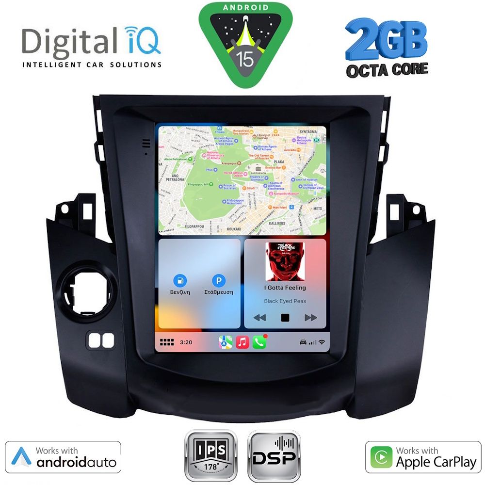 DIGITAL IQ BXF 5969_CPAA TESLA STYLE for TOYOTA RAV 4 mod. 2006-2012 DIGITAL IQ BXF 5969_CPAA TESLA STYLE for TOYOTA RAV 4 mod. 2006-2012
