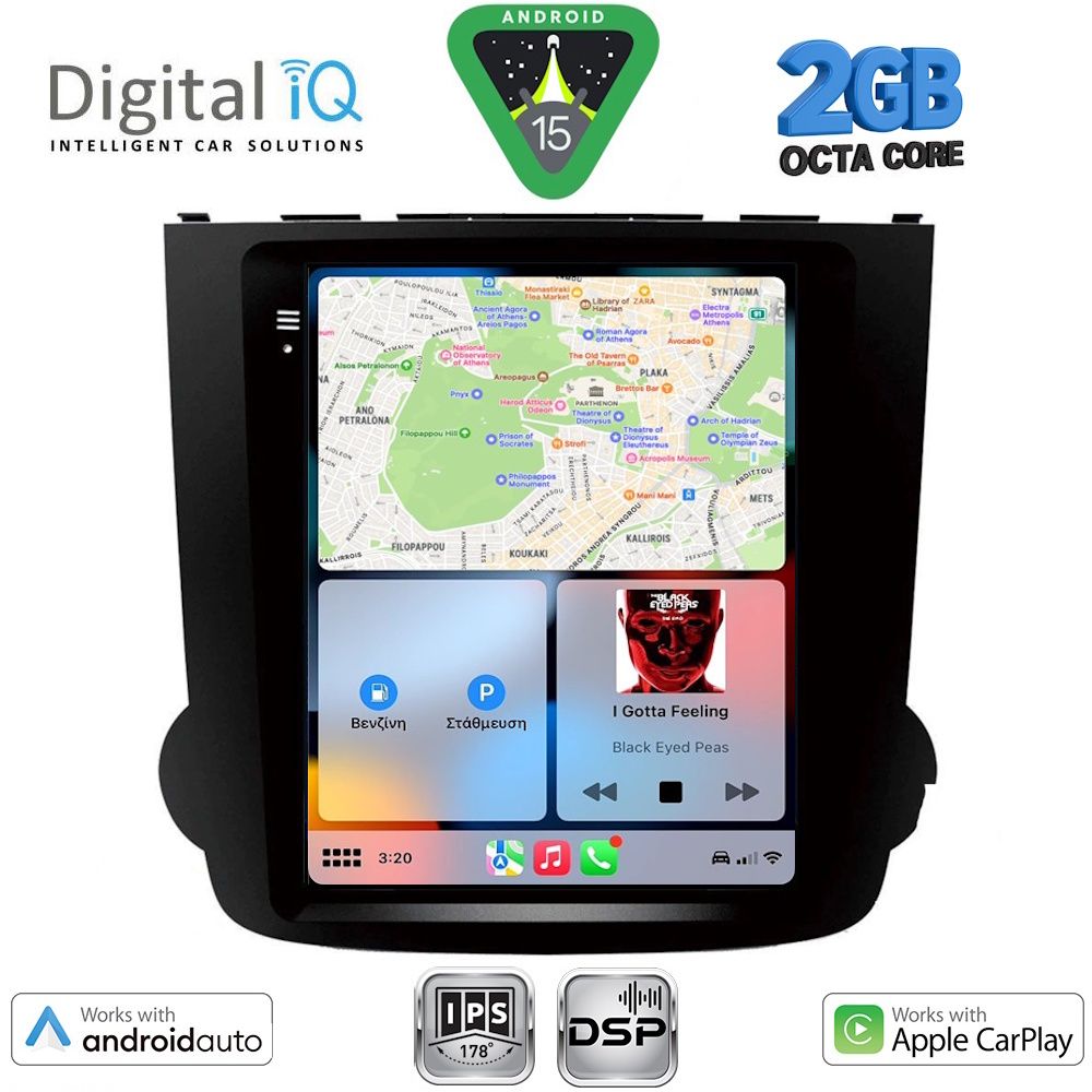 DIGITAL IQ BXF 5977_CPAA TESLA STYLE for HONDA CRV mod. 2007-2012 DIGITAL IQ BXF 5977_CPAA TESLA STYLE for HONDA CRV mod. 2007-2012