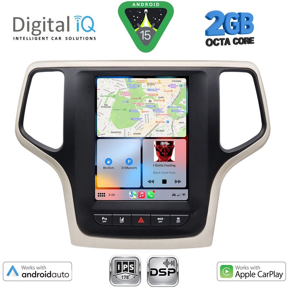 DIGITAL IQ BXF 5983_CPAA TESLA STYLE for JEEP GRAND CHEROKEE mod. 2014-2019 DIGITAL IQ BXF 5983_CPAA TESLA STYLE for JEEP GRAND CHEROKEE mod. 2014-2019