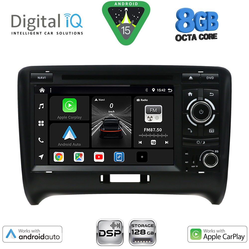 DIGITAL IQ BXF 778_CPAA (7" DVD) MULTIMEDIA SYSTEM for AUDI ΤΤ mod. 2007-2015 DIGITAL IQ BXF 778_CPAA (7" DVD) MULTIMEDIA SYSTEM for AUDI ΤΤ mod. 2007-2015