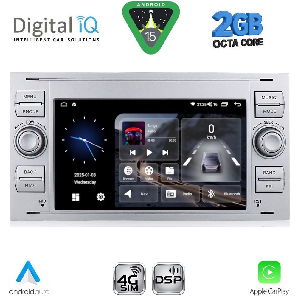DIGITAL IQ BLF 302S_CPA (7" DECK) MULTIMEDIA SYSTEM for FORD mod. 2004-2008 DIGITAL IQ BLF 302S_CPA (7" DECK) MULTIMEDIA SYSTEM for FORD mod. 2004-2008