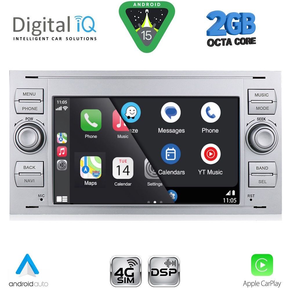 DIGITAL IQ BLF 302S_CPA (7" DECK) MULTIMEDIA SYSTEM for FORD mod. 2004-2008 DIGITAL IQ BLF 302S_CPA (7" DECK) MULTIMEDIA SYSTEM for FORD mod. 2004-2008