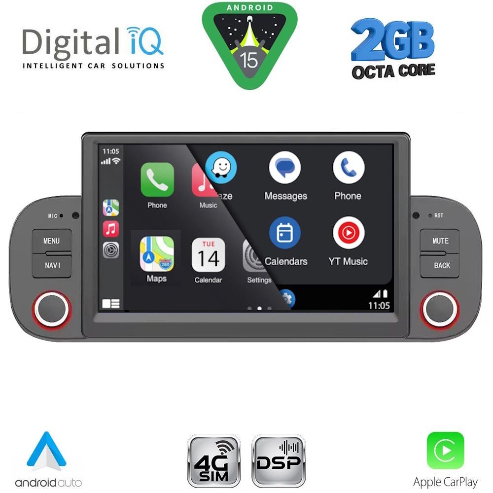 DIGITAL IQ BLF 322_CPA (7" DECK) MULTIMEDIA SYSTEM for FIAT PANDA mod. 2012-2021 DIGITAL IQ BLF 322_CPA (7" DECK) MULTIMEDIA SYSTEM for FIAT PANDA mod. 2012-2021