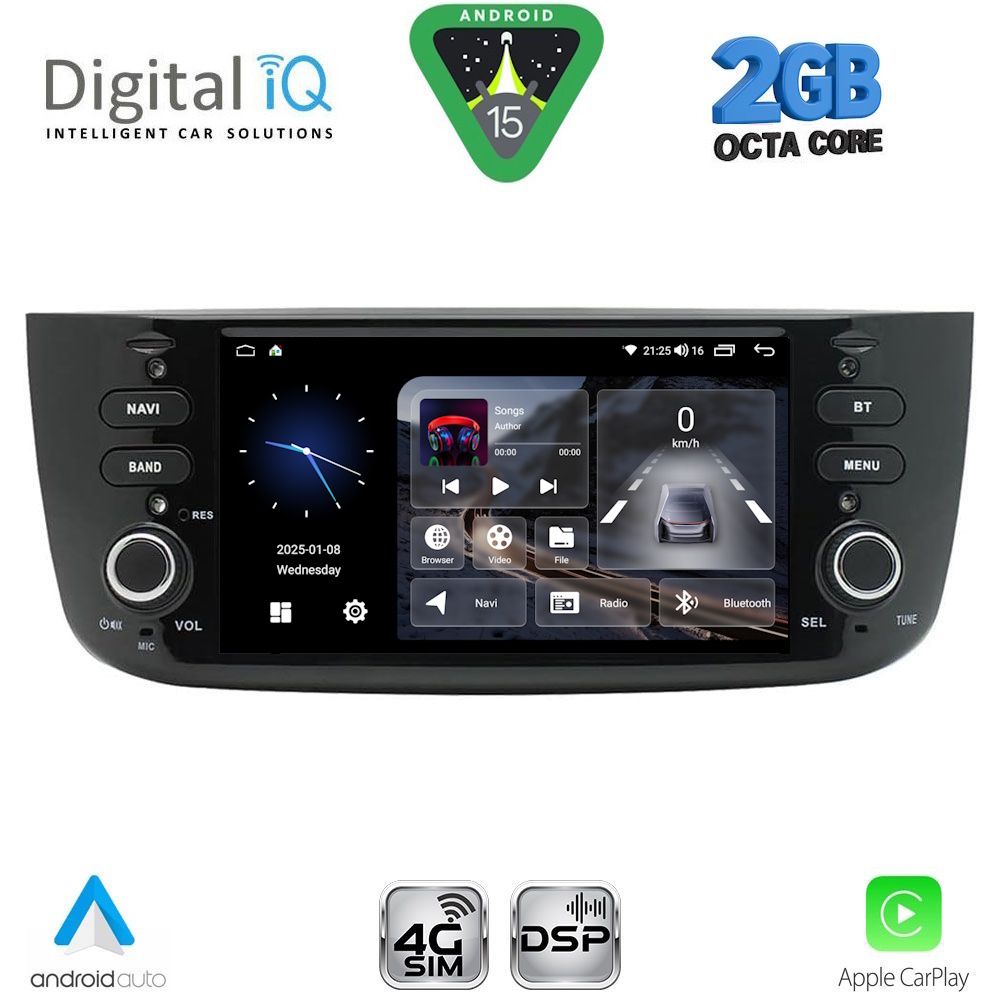 DIGITAL IQ BLF 364_CPA (7" DECK) MULTIMEDIA SYSTEM for FIAT GRANDE PUNTO mod. 2012-2018 – EVO mod. 2009-2018 DIGITAL IQ BLF 364_CPA (7" DECK) MULTIMEDIA SYSTEM for FIAT GRANDE PUNTO mod. 2012-2018 – EVO mod. 2009-2018