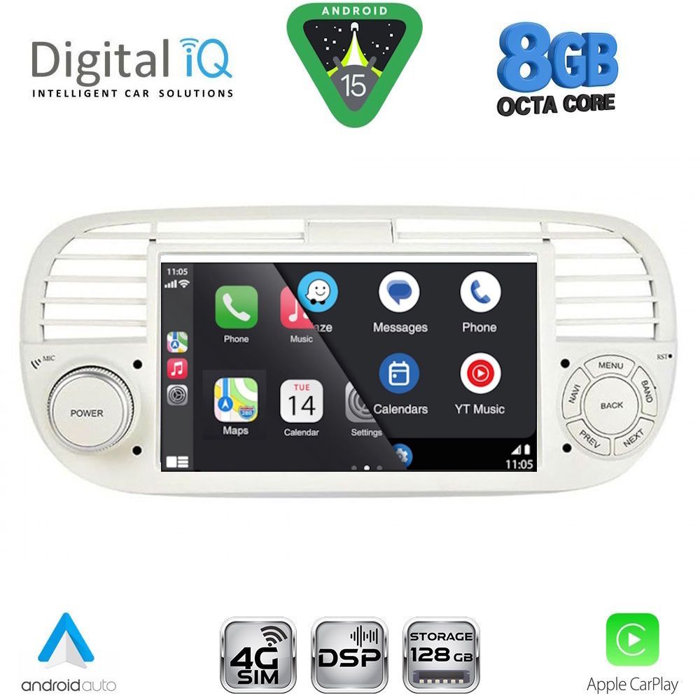 DIGITAL IQ BLM 765BG_CPA (7" DECK) MULTIMEDIA OEM for FIAT 500 mod. 2007-2015 (BEIGE) DIGITAL IQ BLM 765BG_CPA (7" DECK) MULTIMEDIA OEM for FIAT 500 mod. 2007-2015 (BEIGE)