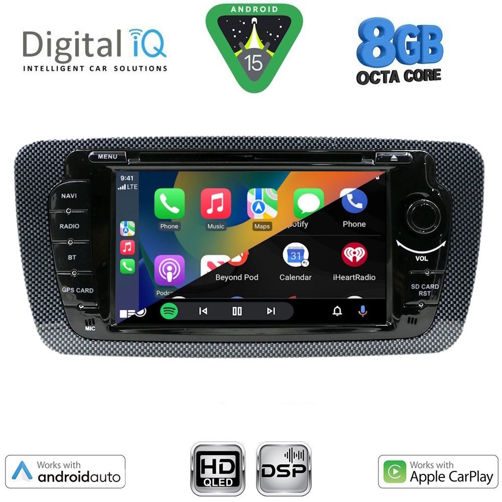DIGITAL IQ BXF 746_CPAA (7" DVD) MULTIMEDIA SYSTEM for SEAT IBIZA mod. 2008-2015 DIGITAL IQ BXF 746_CPAA (7" DVD) MULTIMEDIA SYSTEM for SEAT IBIZA mod. 2008-2015