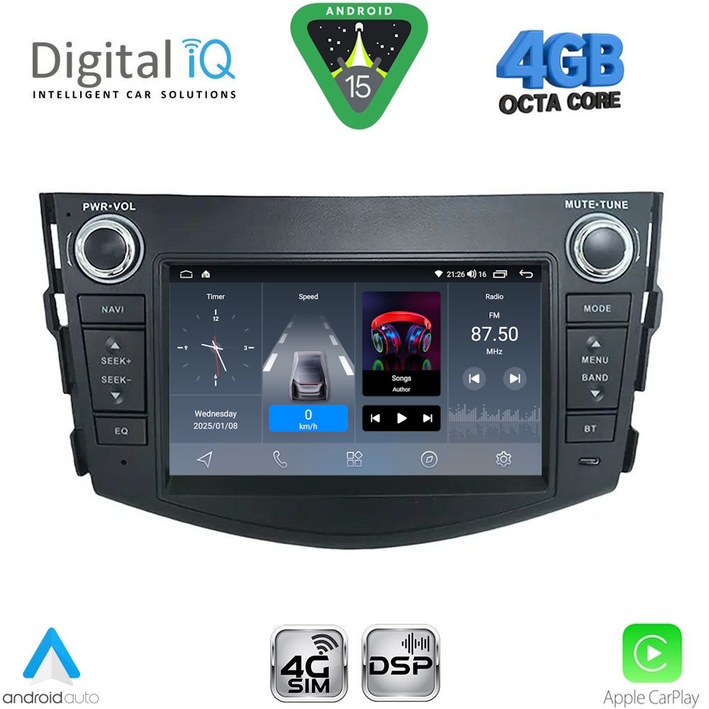 DIGITAL IQ BLG 417_CPA (7" DECK) MULTIMEDIA OEM for TOYOTA RAV 4 mod. 2006-2012 DIGITAL IQ BLG 417_CPA (7" DECK) MULTIMEDIA OEM for TOYOTA RAV 4 mod. 2006-2012