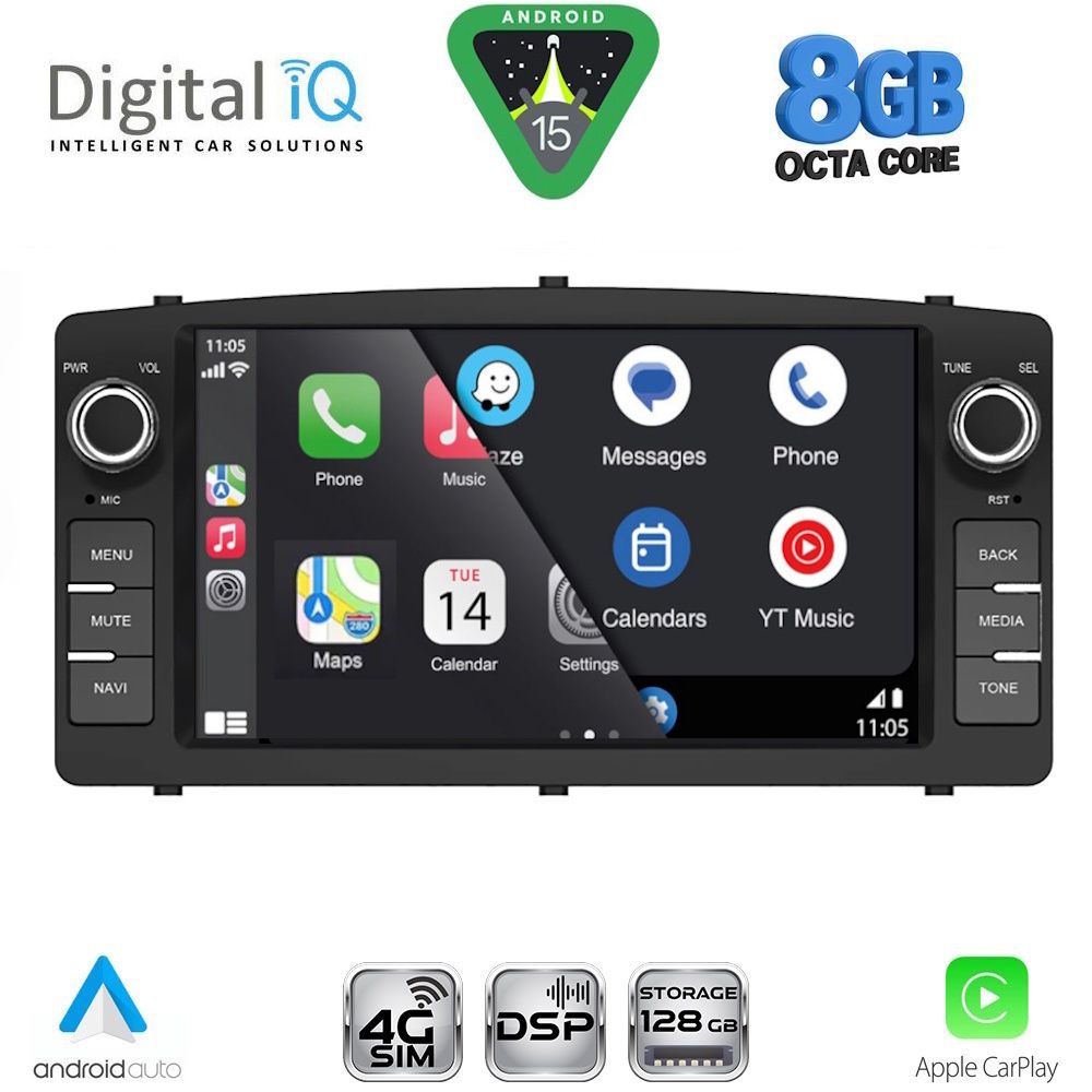 DIGITAL IQ BLM 710_CPA (7" DECK) MULTIMEDIA OEM for TOYOTA COROLLA mod. 2000-2006 DIGITAL IQ BLM 710_CPA (7" DECK) MULTIMEDIA OEM for TOYOTA COROLLA mod. 2000-2006