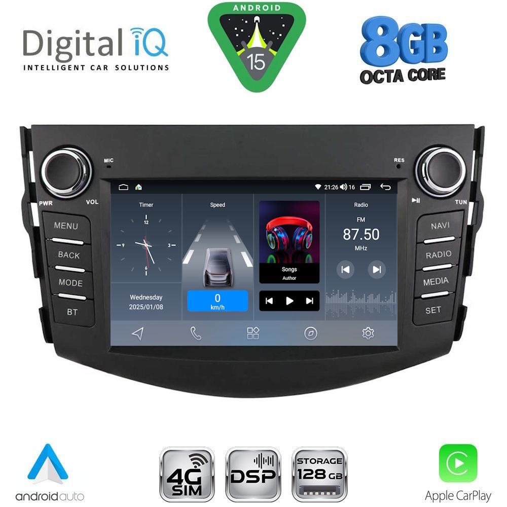 DIGITAL IQ BLF 317_CPA (7" DECK) MULTIMEDIA OEM for TOYOTA RAV 4 mod. 2006-2012 DIGITAL IQ BLF 317_CPA (7" DECK) MULTIMEDIA OEM for TOYOTA RAV 4 mod. 2006-2012