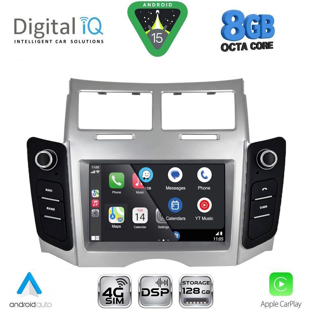 DIGITAL IQ BLM 729_CPA (7" DECK) MULTIMEDIA OEM for TOYOTA YARIS mod. 2006-2011 DIGITAL IQ BLM 729_CPA (7" DECK) MULTIMEDIA OEM for TOYOTA YARIS mod. 2006-2011