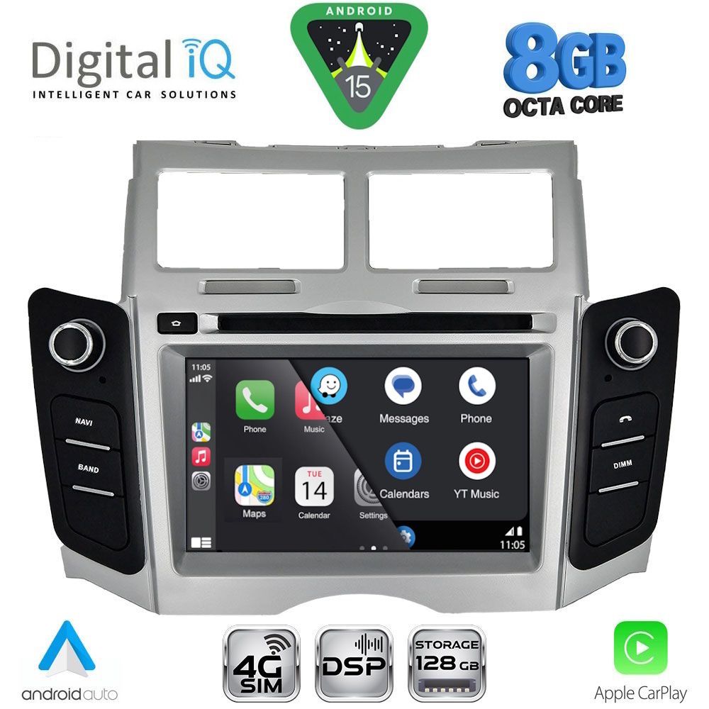 DIGITAL IQ BLM 729_CPA (7" DECK) MULTIMEDIA OEM for TOYOTA YARIS mod. 2006-2011 DIGITAL IQ BLM 729_CPA (7" DECK) MULTIMEDIA OEM for TOYOTA YARIS mod. 2006-2011