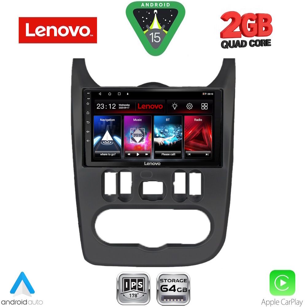 LENOVO LVD 2101BL_CPA (9inc) MULTIMEDIA TABLET for DACIA DUSTER – LOGAN – SANDERO mod. 2006-2012 (BLACK) LENOVO LVD 2101BL_CPA (9inc) MULTIMEDIA TABLET for DACIA DUSTER – LOGAN – SANDERO mod. 2006-2012 (BLACK)