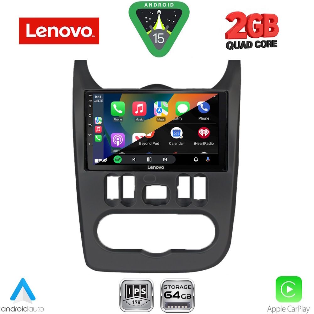 LENOVO LVD 2101BL_CPA (9inc) MULTIMEDIA TABLET for DACIA DUSTER – LOGAN – SANDERO mod. 2006-2012 (BLACK) LENOVO LVD 2101BL_CPA (9inc) MULTIMEDIA TABLET for DACIA DUSTER – LOGAN – SANDERO mod. 2006-2012 (BLACK)