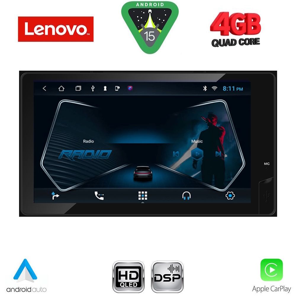 LENOVO LVE 562_CPA (9'' DECK) MULTIMEDIA for TOYOTA ALL mod. 2019-2026 (230mm) LENOVO LVE 562_CPA (9'' DECK) MULTIMEDIA for TOYOTA ALL mod. 2019-2026 (230mm)