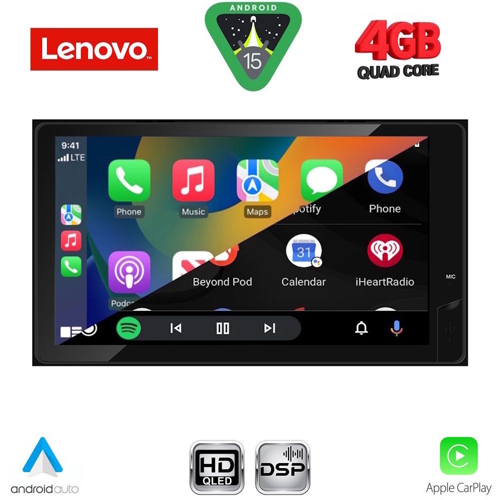 LENOVO LVE 562_CPA (9'' DECK) MULTIMEDIA for TOYOTA ALL mod. 2019-2026 (230mm) LENOVO LVE 562_CPA (9'' DECK) MULTIMEDIA for TOYOTA ALL mod. 2019-2026 (230mm)