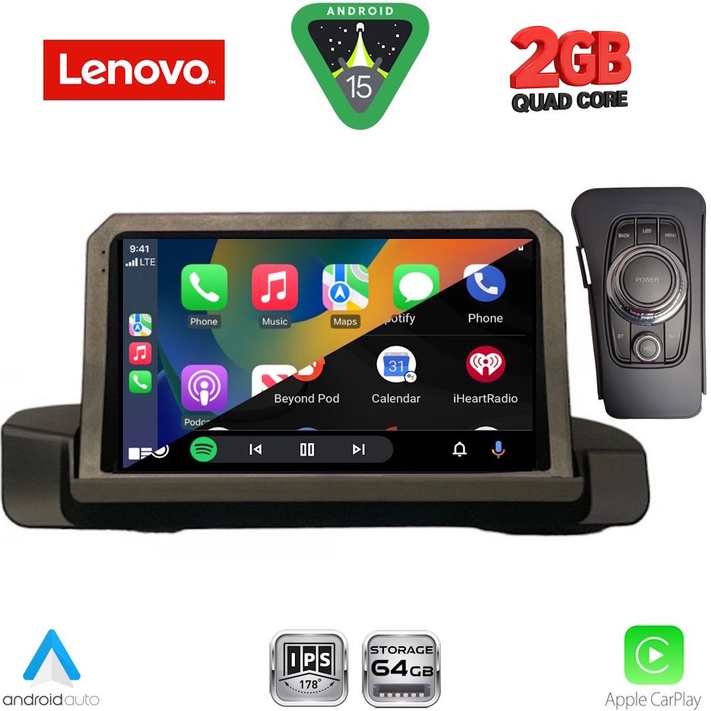 LENOVO LVD 2044_CPA (9inc) MULTIMEDIA TABLET for BMW S.3 (E90-91-92) mod. 2005-2012 LENOVO LVD 2044_CPA (9inc) MULTIMEDIA TABLET for BMW S.3 (E90-91-92) mod. 2005-2012