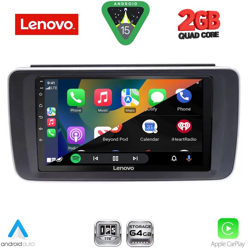 LENOVO LVD 2473_CPA (9inc) MULTIMEDIA TABLET for NISSAN LEAF mod. 2018-2025 LENOVO LVD 2473_CPA (9inc) MULTIMEDIA TABLET for NISSAN LEAF mod. 2018-2025