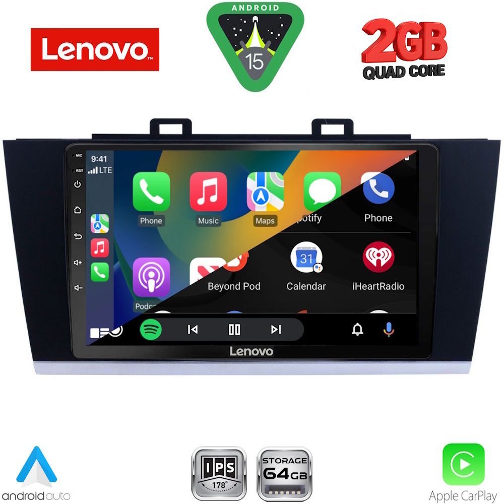LENOVO LVD 2668_CPA (9inc) MULTIMEDIA TABLET for SUBARU LEGACY – OUTBACK mod. 2014-2019 LENOVO LVD 2668_CPA (9inc) MULTIMEDIA TABLET for SUBARU LEGACY – OUTBACK mod. 2014-2019
