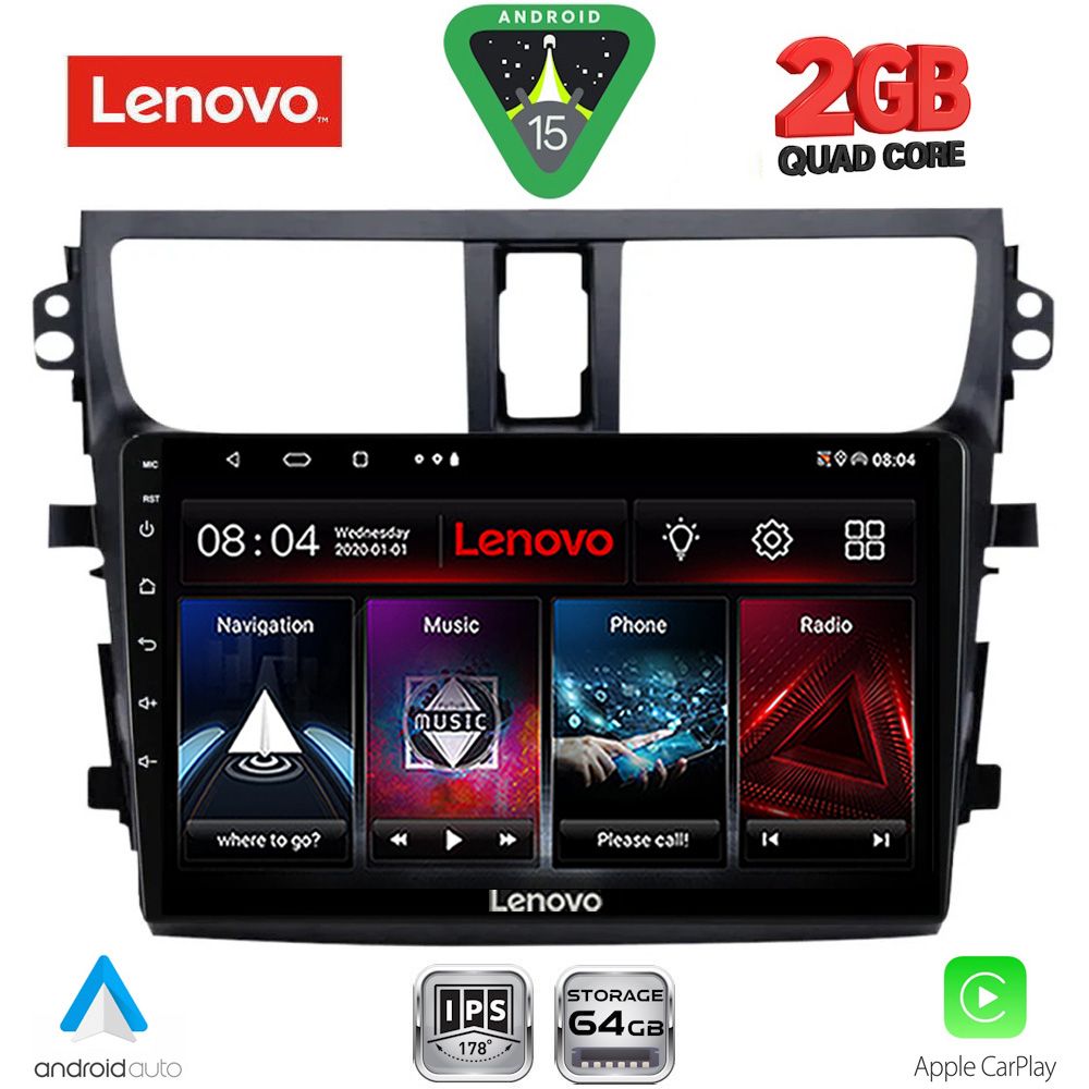 LENOVO LVD 2674_CPA (9inc) MULTIMEDIA TABLET for SUZUKI CELERIO mod. 2015-2021 LENOVO LVD 2674_CPA (9inc) MULTIMEDIA TABLET for SUZUKI CELERIO mod. 2015-2021