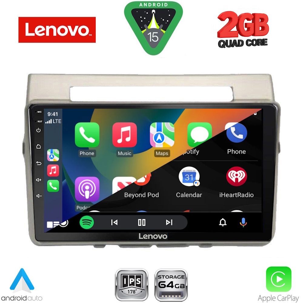 LENOVO LVD 2711B_CPA (9inc) MULTIMEDIA TABLET for TOYOTA COROLLA VERSO mod. 2004-2009 LENOVO LVD 2711B_CPA (9inc) MULTIMEDIA TABLET for TOYOTA COROLLA VERSO mod. 2004-2009