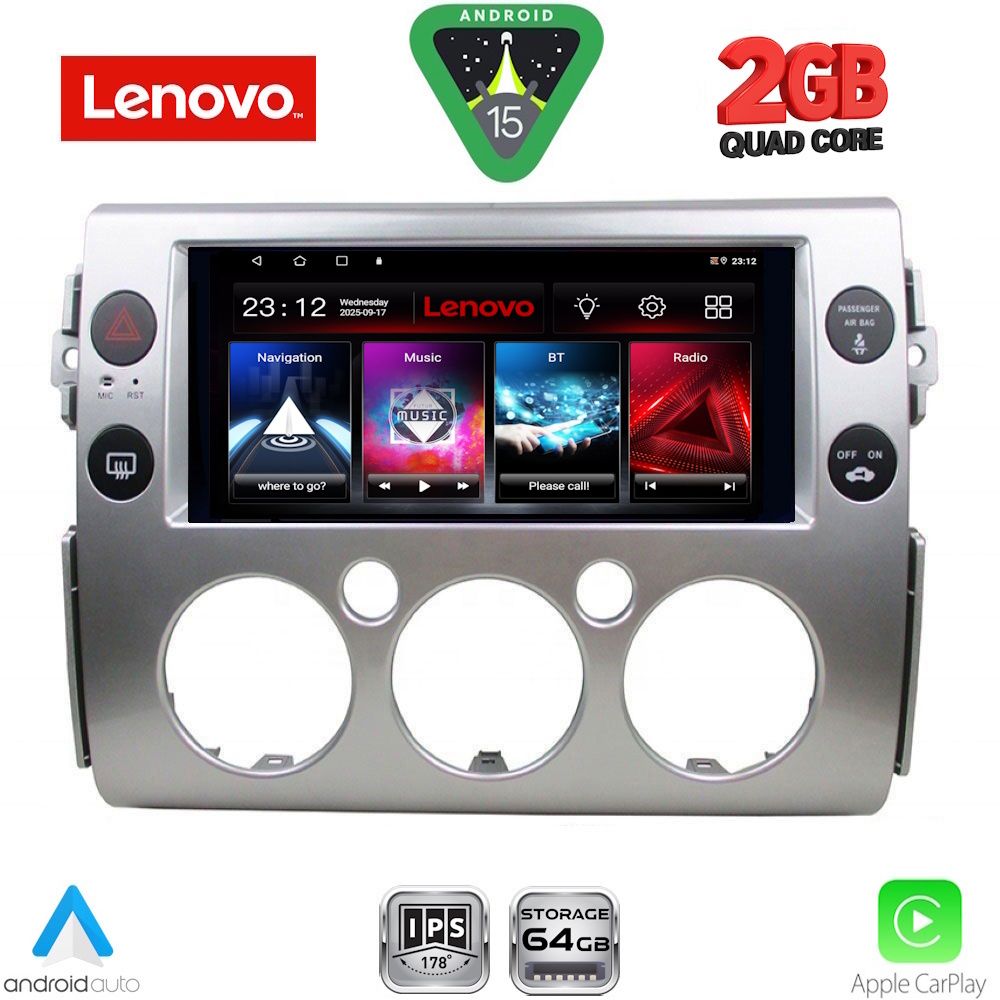LENOVO LVD 2717_CPA (9inc) MULTIMEDIA TABLET for TOYOTA FJ CRUISER mod. 2007-2013 LENOVO LVD 2717_CPA (9inc) MULTIMEDIA TABLET for TOYOTA FJ CRUISER mod. 2007-2013