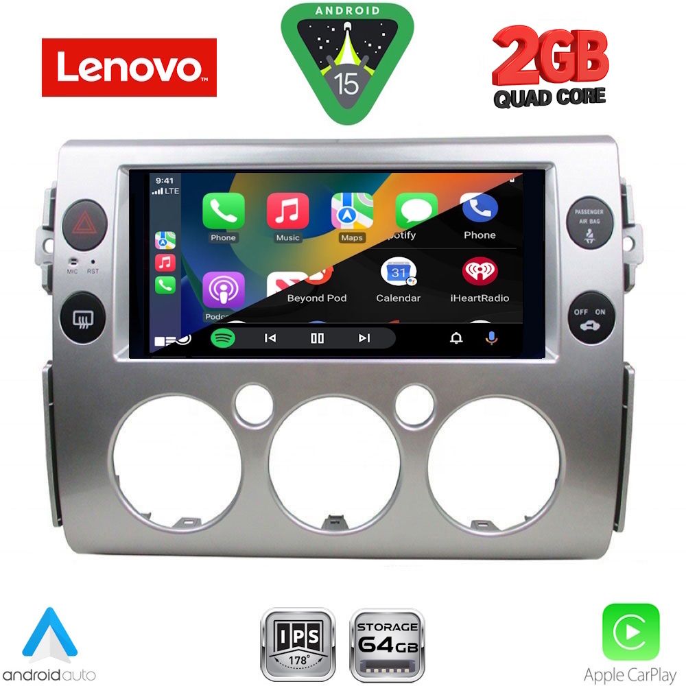 LENOVO LVD 2717_CPA (9inc) MULTIMEDIA TABLET for TOYOTA FJ CRUISER mod. 2007-2013 LENOVO LVD 2717_CPA (9inc) MULTIMEDIA TABLET for TOYOTA FJ CRUISER mod. 2007-2013
