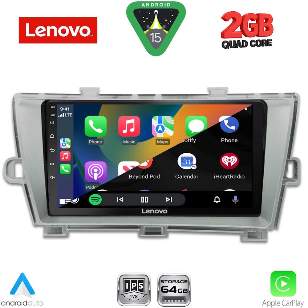 LENOVO LVD 2726SL_CPA (9inc) MULTIMEDIA TABLET for TOYOTA PRIUS mod. 2009-2015 (SILVER) LENOVO LVD 2726SL_CPA (9inc) MULTIMEDIA TABLET for TOYOTA PRIUS mod. 2009-2015 (SILVER)