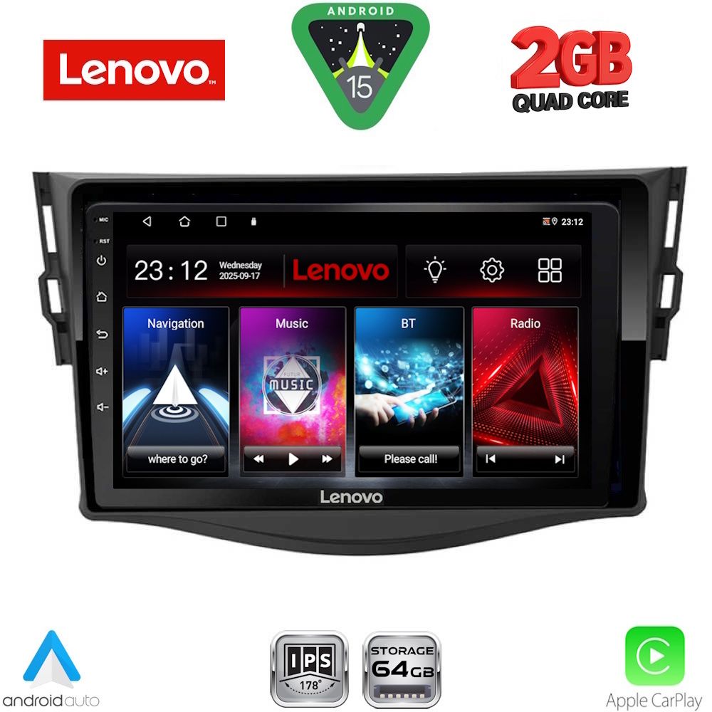 LENOVO LVD 2731_CPA (9inc) MULTIMEDIA TABLET for TOYOTA RAV 4 mod. 2006-2012 LENOVO LVD 2731_CPA (9inc) MULTIMEDIA TABLET for TOYOTA RAV 4 mod. 2006-2012