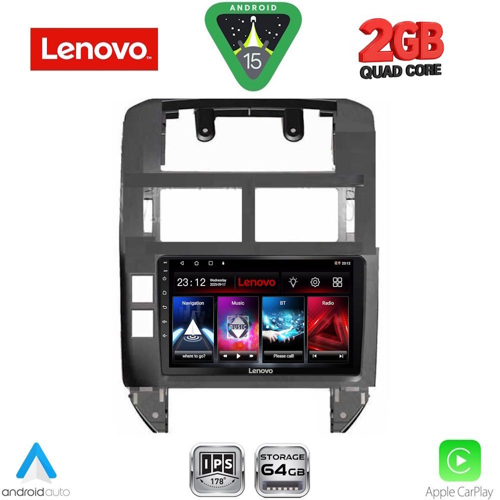 LENOVO LVD 2755_CPA (9inc) MULTIMEDIA TABLET for VW POLO mod. 2002-2009 LENOVO LVD 2755_CPA (9inc) MULTIMEDIA TABLET for VW POLO mod. 2002-2009
