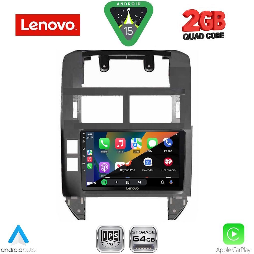 LENOVO LVD 2755_CPA (9inc) MULTIMEDIA TABLET for VW POLO mod. 2002-2009 LENOVO LVD 2755_CPA (9inc) MULTIMEDIA TABLET for VW POLO mod. 2002-2009
