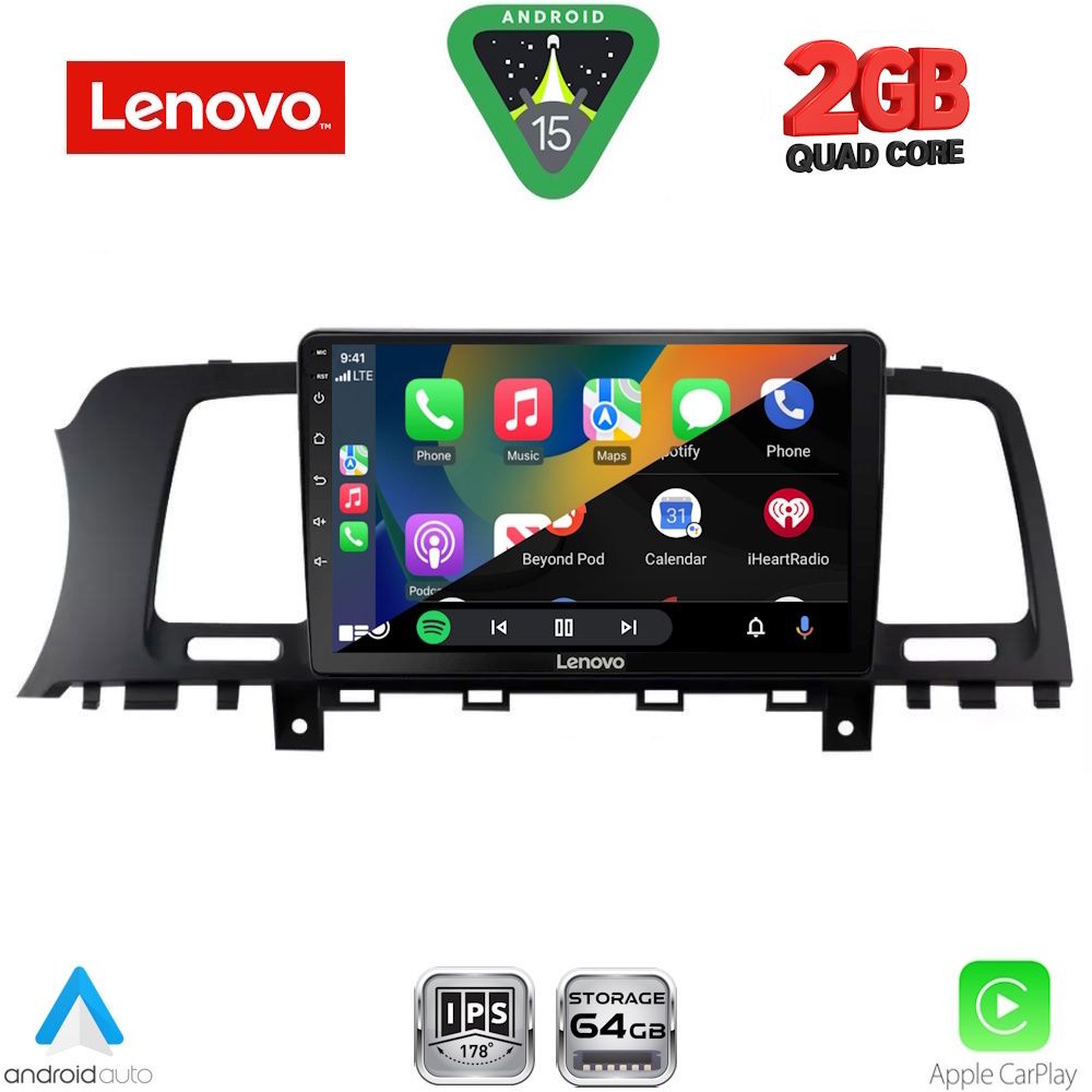 LENOVO LVD 2462_CPA (9inc) MULTIMEDIA TABLET for NISSAN MURANO mod. 2007-2014 LENOVO LVD 2462_CPA (9inc) MULTIMEDIA TABLET for NISSAN MURANO mod. 2007-2014