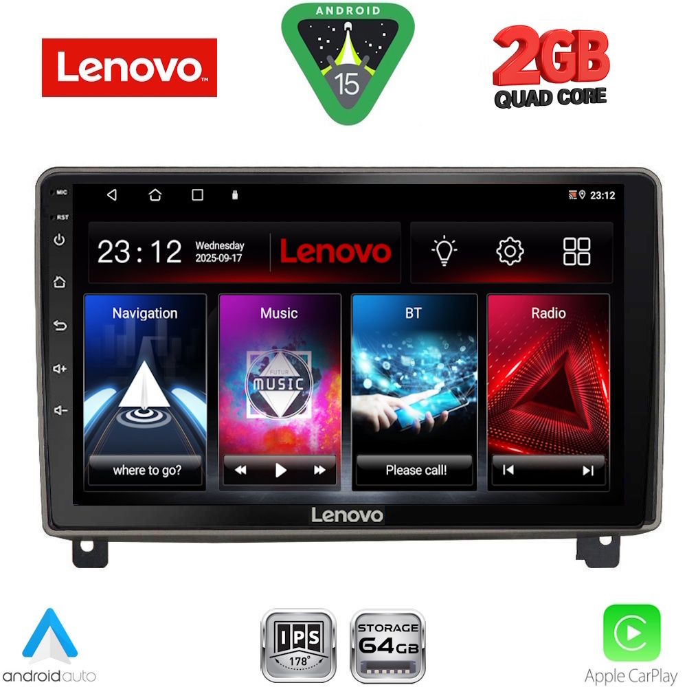 LENOVO LVD 2517_CPA (9inc) MULTIMEDIA TABLET for PEUGEOT 407 mod. 2004-2011 LENOVO LVD 2517_CPA (9inc) MULTIMEDIA TABLET for PEUGEOT 407 mod. 2004-2011