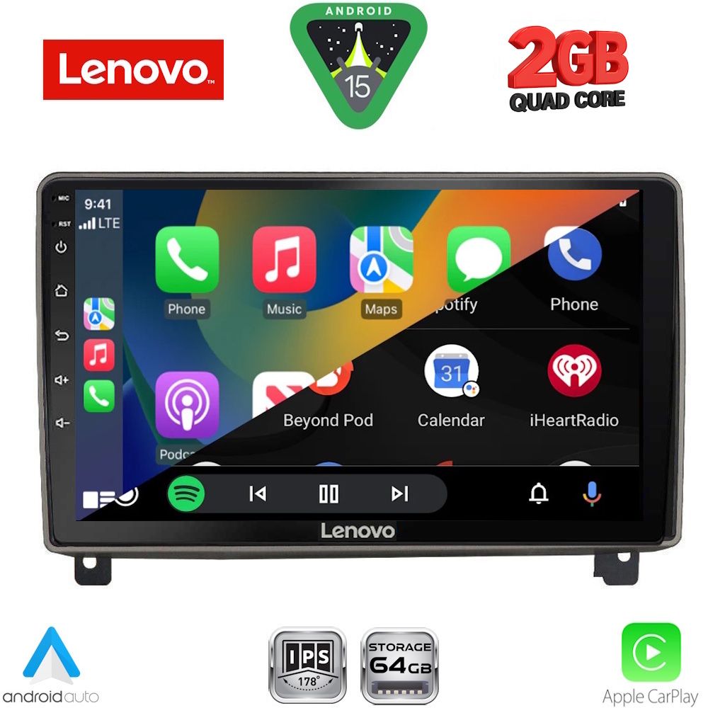 LENOVO LVD 2517_CPA (9inc) MULTIMEDIA TABLET for PEUGEOT 407 mod. 2004-2011 LENOVO LVD 2517_CPA (9inc) MULTIMEDIA TABLET for PEUGEOT 407 mod. 2004-2011