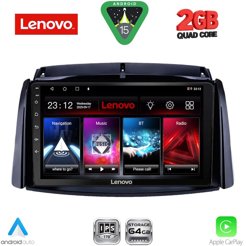 LENOVO LVD 2551_CPA (9inc) MULTIMEDIA TABLET for RENAULT KOLEOS mod. 2006-2016 LENOVO LVD 2551_CPA (9inc) MULTIMEDIA TABLET for RENAULT KOLEOS mod. 2006-2016