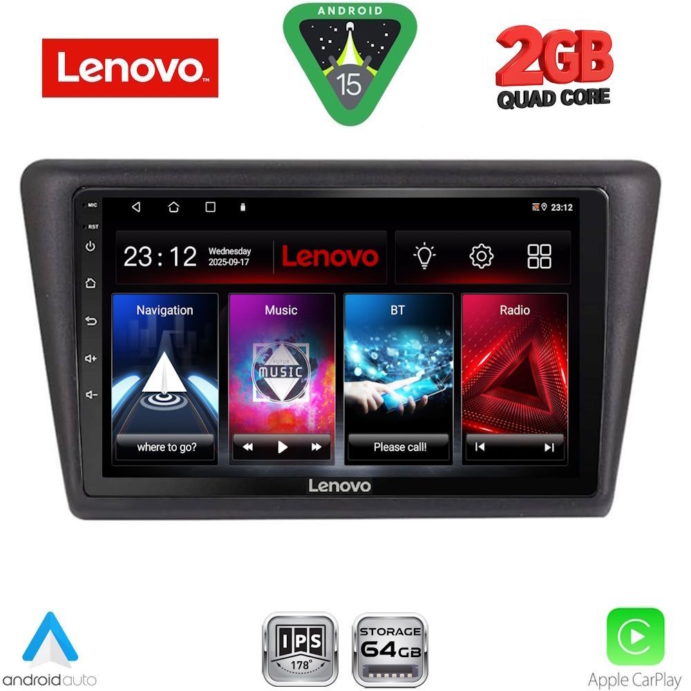 LENOVO LVD 2600_CPA (9inc) MULTIMEDIA TABLET for SKODA RAPID SPACEBACK mod. 2014-2019 LENOVO LVD 2600_CPA (9inc) MULTIMEDIA TABLET for SKODA RAPID SPACEBACK mod. 2014-2019