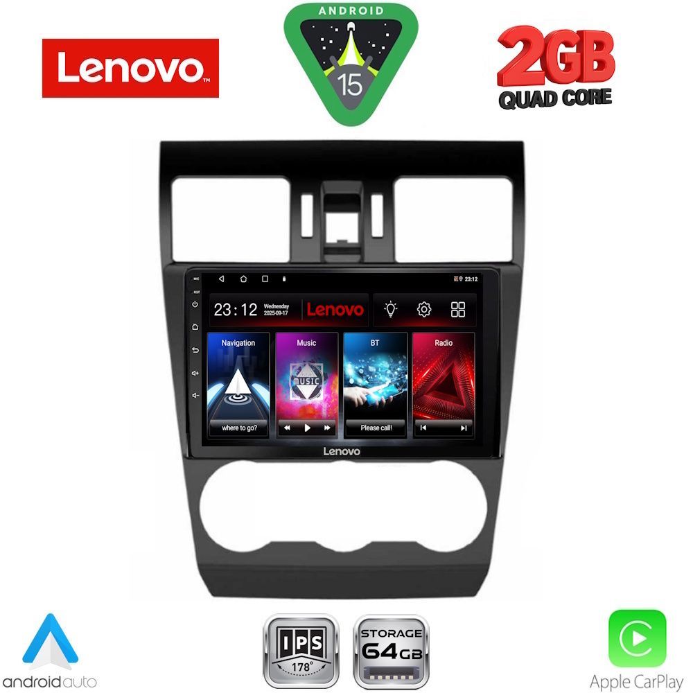 LENOVO LVD 2663_CPA (9inc) MULTIMEDIA TABLET for SUBARU FORESTER - IMPREZA - XV mod. 2013-2019 LENOVO LVD 2663_CPA (9inc) MULTIMEDIA TABLET for SUBARU FORESTER - IMPREZA - XV mod. 2013-2019