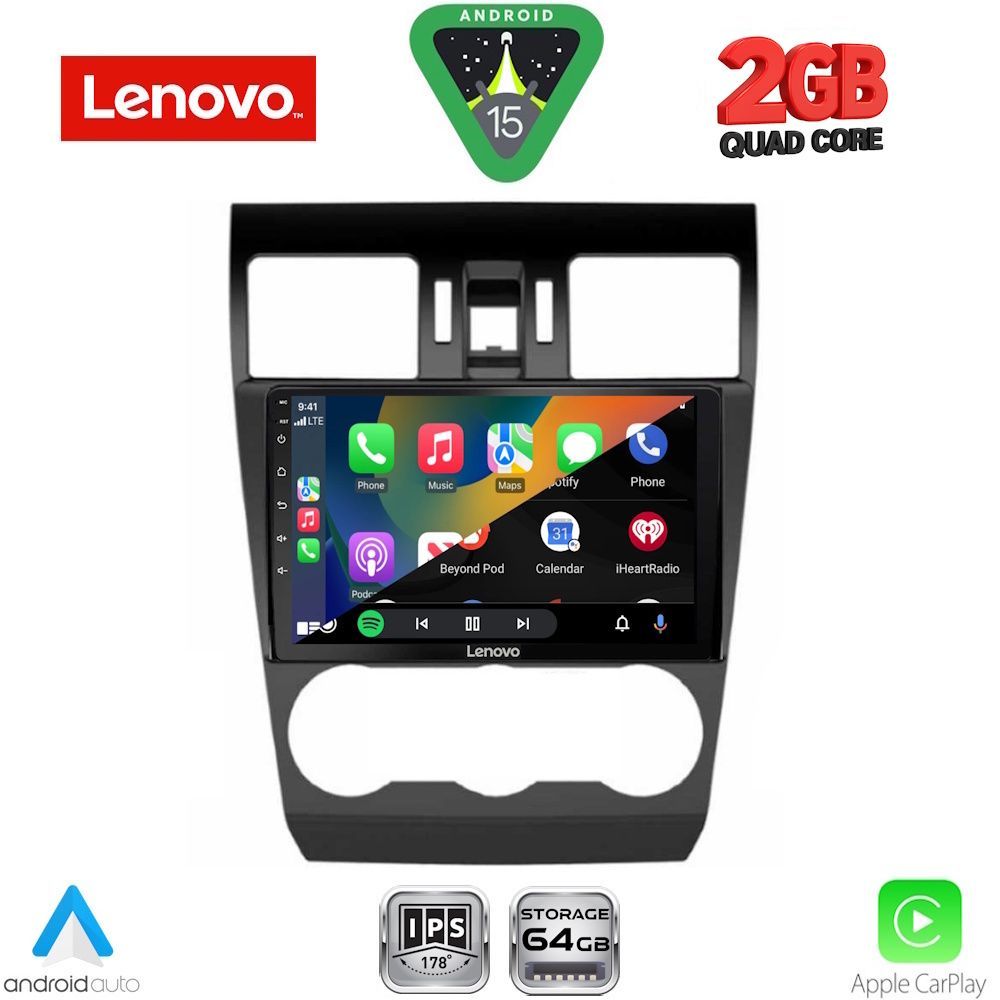 LENOVO LVD 2663_CPA (9inc) MULTIMEDIA TABLET for SUBARU FORESTER - IMPREZA - XV mod. 2013-2019 LENOVO LVD 2663_CPA (9inc) MULTIMEDIA TABLET for SUBARU FORESTER - IMPREZA - XV mod. 2013-2019