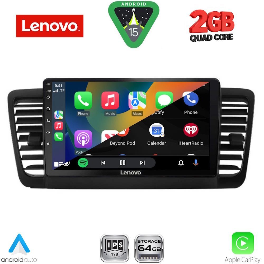 LENOVO LVD 2665_CPA (9inc) MULTIMEDIA TABLET for SUBARU LEGACY - OUTBACK mod. 2002-2008 LENOVO LVD 2665_CPA (9inc) MULTIMEDIA TABLET for SUBARU LEGACY - OUTBACK mod. 2002-2008
