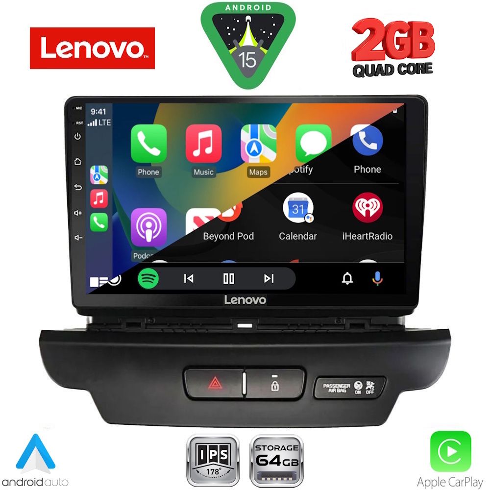 LENOVO LVD 2304_CPA (9inc) MULTIMEDIA TABLET for KIA CEED - XCEED mod. 2018-2022 LENOVO LVD 2304_CPA (9inc) MULTIMEDIA TABLET for KIA CEED - XCEED mod. 2018-2022